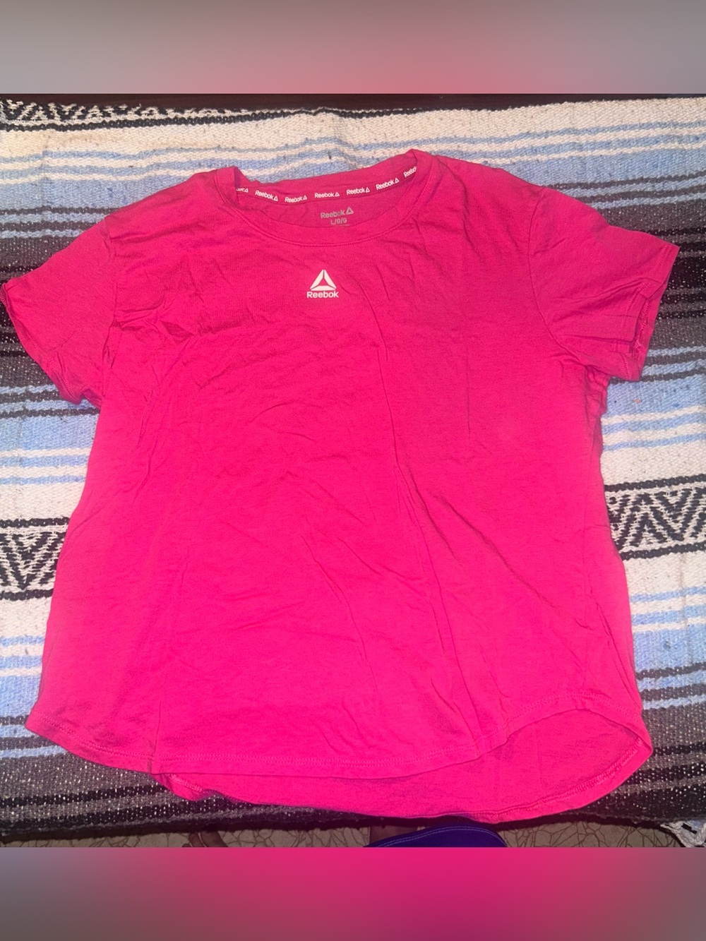 Reebok Hot Pink Crewneck Tee